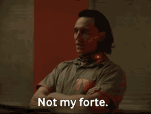 Not My Forte Loki GIF - Not My Forte Loki Tom Hiddleston GIFs