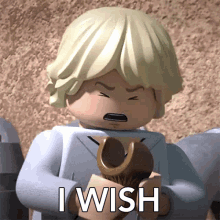 I Wish Luke Skywalker GIF - I Wish Luke Skywalker Lego Star Wars Terrifying Tales GIFs