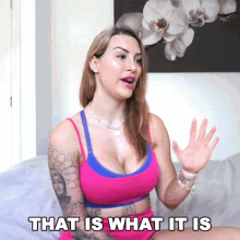 That Is What It Is Tracy Kiss GIF - That Is What It Is Tracy Kiss Deal With It GIFs