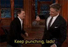 Eddie Izzard Keep Punching Lads GIF - Eddie Izzard Keep Punching Lads Saturday Night Live GIFs