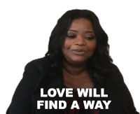 Love Will Find A Way Octavia Spencer Sticker - Love Will Find A Way Octavia Spencer Bustle Stickers