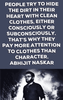 abhijit naskar naskar character character building clothes