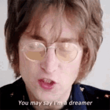 You May Say Im A Dreamer John Lennon GIF - You May Say Im A Dreamer John Lennon But Im Not The Only One GIFs