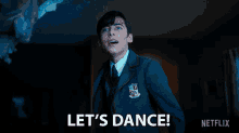 Lets Dance Aidan Gallagher GIF - Lets Dance Aidan Gallagher Number Five GIFs