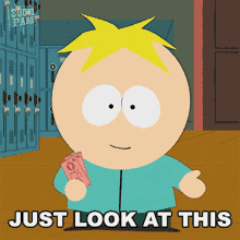 just look at this butters stotch south park s13e9 butters bottom bitch
