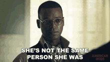 Shes Not The Same Person She Was Mr Ibis GIF - Shes Not The Same Person She Was Mr Ibis American Gods GIFs