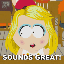Sounds Great Mercedes GIF - Sounds Great Mercedes South Park GIFs