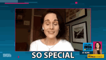 So Special Michelle Dockery GIF - So Special Michelle Dockery The Imdb Show GIFs