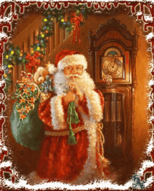 Santa Claus Merry Christmas GIF - Santa Claus Merry Christmas Happy Holidays GIFs