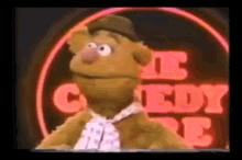 Fozzy Gets Dark Doesn'T Sync But Who Cares GIF - Puppet Singing Fozzy GIFs