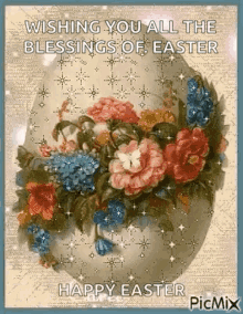 Happy Easter GIF - Happy Easter Flowers GIFs