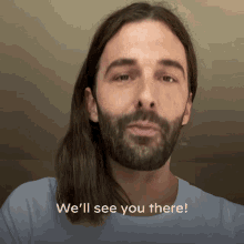 We Will See You There Jonathan Van Ness GIF - We Will See You There Jonathan Van Ness Joe Biden GIFs
