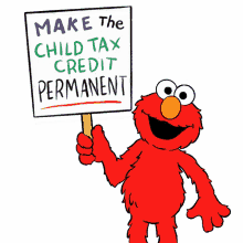 make the child tax credit permanent elmo protest elmos world sesame street