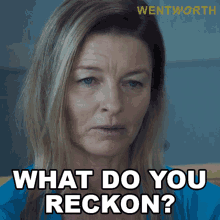What Do You Reckon Karen Proctor GIF - What Do You Reckon Karen Proctor Wentworth GIFs