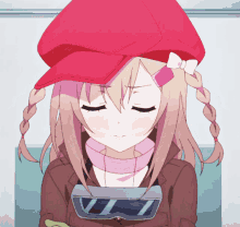 cute girl pouting red hat inventor girl isekai anime cute girl pouting red hat inventor girl isekai anime