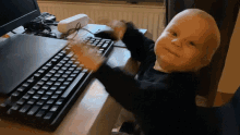 Baby Keyboard Smash GIF - Baby Keyboard Smash Keyboard Typing GIFs