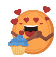 Love Happy Sticker - Love Happy Food Stickers