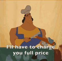 Ill H Ave To Charge You Full Price Disney GIF - Ill H Ave To Charge You Full Price Disney Fullprice GIFs