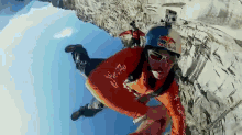 Soul Flyers Free Fly Base Jump GIF - Red Bull Sky Dive Base Jump GIFs
