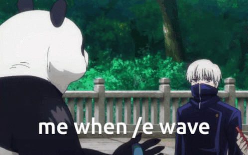 Inumaki Panda E Wave Gif Inumaki Panda E Wave Jujutsu Discover Share Gifs