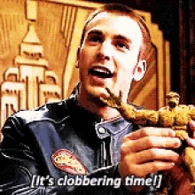 Chris Evans Its Clobbering Time GIF - Chris Evans Its Clobbering Time Fantastic Four GIFs