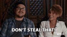 Dont Steal That Emmy Raver Lampman GIF - Dont Steal That Emmy Raver Lampman Cameron Britton GIFs