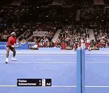 Frances Tiafoe Tennis GIF - Frances Tiafoe Tennis Volley GIFs