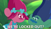 Were Locked Out Poppy GIF - Were Locked Out Poppy Branch GIFs