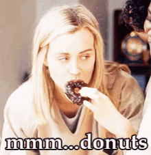 National Donut Day GIF - Oitnb Nom Piper GIFs
