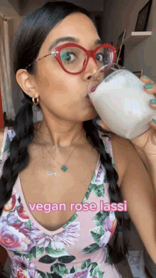 Vegan Rose Lassi Priyanka Naik GIF - Vegan Rose Lassi Priyanka Naik Chef Priyanka GIFs
