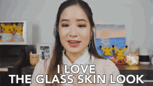 I Love The Glass Skin Look Kim Dao GIF - I Love The Glass Skin Look Kim Dao Flawless Skin GIFs