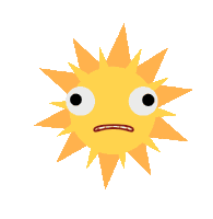 Sun Explosion Sticker - Sun Explosion Too Hot Stickers