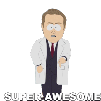Super Awesome Expert Sticker - Super Awesome Expert South Park Stickers