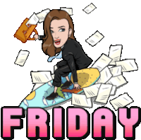 Trish Friday Sticker - Trish Friday Feeling Stickers