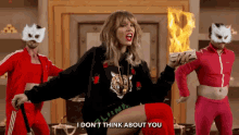 Taylor Swift I Dont Think About Her GIF - Taylor Swift I Dont Think About Her The Key Of Awesome GIFs