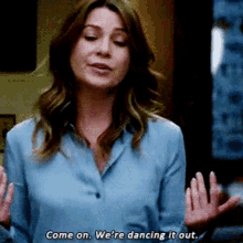 Greys Anatomy Meredith Grey GIF - Greys Anatomy Meredith Grey Come On GIFs