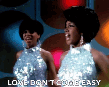 Love Dont Come Easy The Supremes GIF - Love Dont Come Easy The Supremes You Cant Hurry Love GIFs
