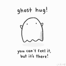 ghost ghost hug hug hugging