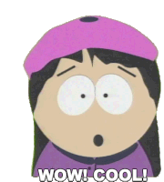 Wow Cool Wendy Testaburger Sticker - Wow Cool Wendy Testaburger South Park Stickers