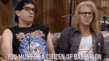 You Must Be A Citizen Of Babeylon Just Saying GIF - You Must Be A Citizen Of Babeylon Citizen Of Babeylon Just Saying GIFs