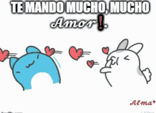 Te Mando Mucho GIF - Te Mando Mucho Amor GIFs