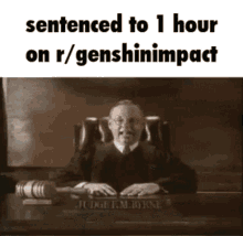 Genshin Impact Sentence GIF - Genshin Impact Genshin Sentence GIFs