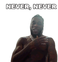 Never Never Burna Boy Sticker - Never Never Burna Boy Onyeka Song Stickers