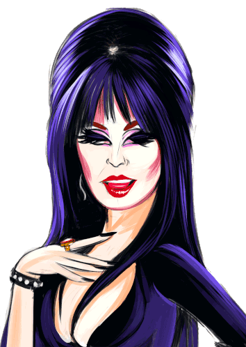 Multiple Colors Available Details about   Elvira Sticker Mistress of the Dark