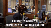 Parks And Recreation Tom Haverford GIF - Parks And Recreation Tom Haverford Helmet GIFs