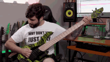 Playing Bass Guitar Andrew Baena GIF - Playing Bass Guitar Andrew Baena Bass Guitar GIFs
