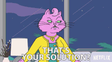 Thats Your Solution Not Amused GIF - Thats Your Solution Not Amused Problem Not Solved GIFs