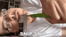 Snip Scissor GIF - Snip Scissor Bite GIFs