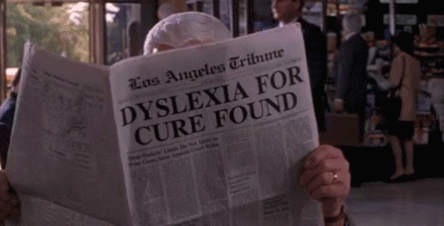 Dyslexia cure - gif