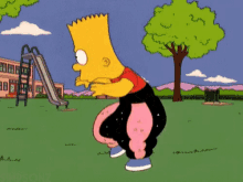 Hammer Pants Running Man GIF - Hammer Pants Running Man Bart Simpsons GIFs